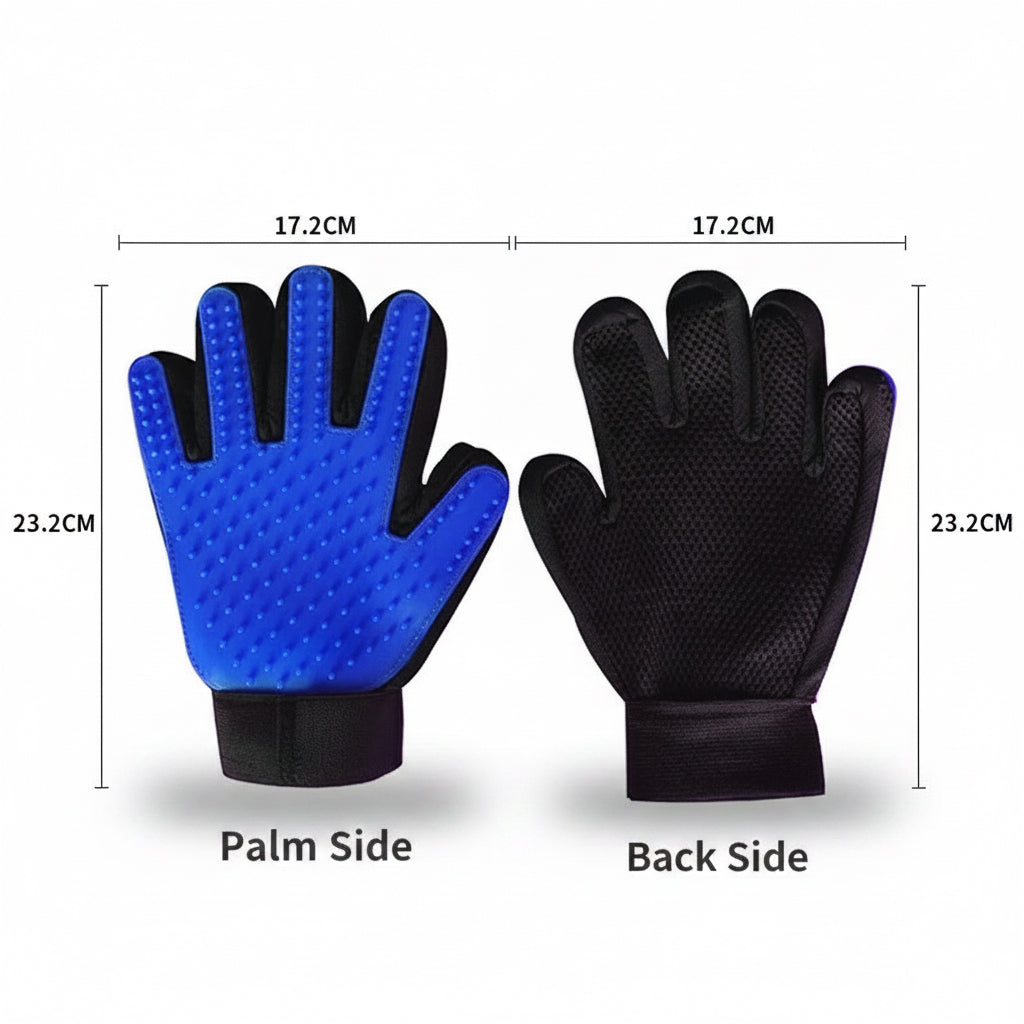 Cat Grooming Glove for Cats Wool Glove Pet Hair Deshedding Brush Comb Glove for Pet Dog Cleaning Massage Glove for Accessories